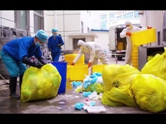 Incinérateur de déchets médicaux Capacité de manutention de la norme européenne 30-200 t/d